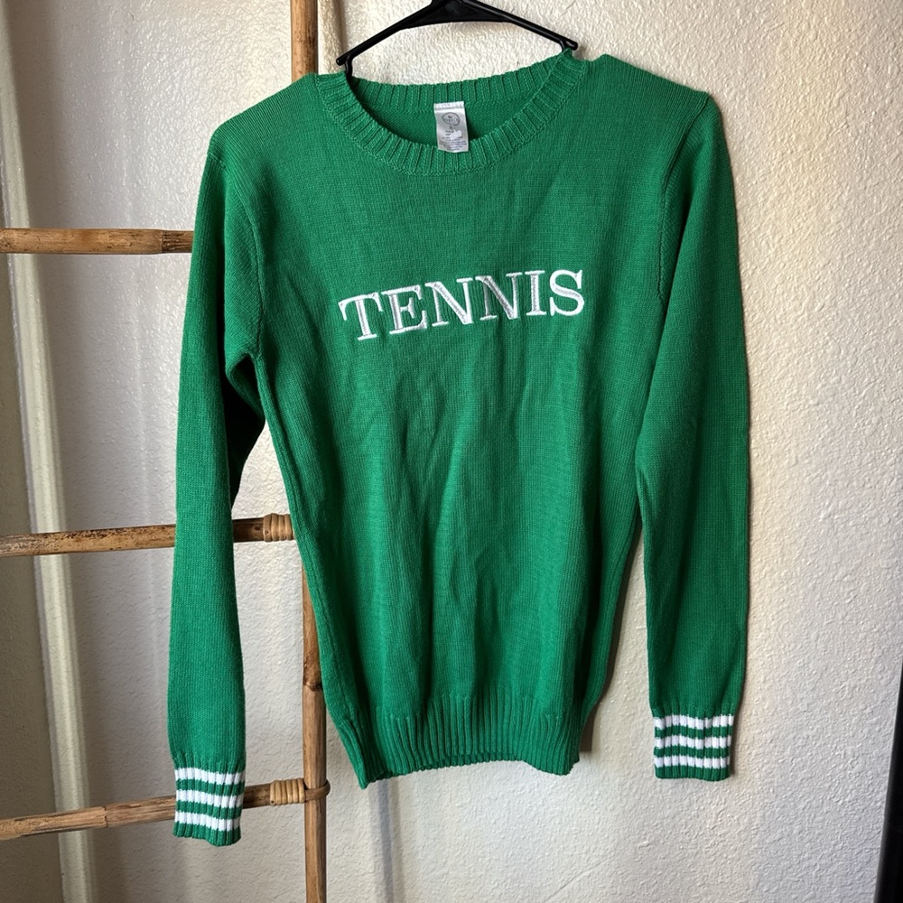 Green Tennis Sweater